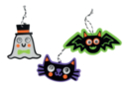Kit suspensions Halloween en mousse - 20 pièces - Kits créatifs Halloween - 10doigts.fr
