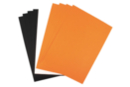 Feuilles de papier couleurs assorties - Set de 10 - Cartes et Stickers - 10doigts.fr