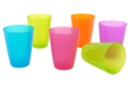 Gobelets en plastique incassable - 6 pcs - Vaisselle jetable et réutilisable - 10doigts.fr