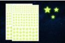 Gommettes étoiles phosphorescentes - 276 pcs - Décorations étoiles - 10doigts.fr
