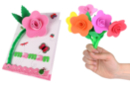 Kit 6 fleurs en caoutchouc mousse assorties - Kits clés en main - 10doigts.fr