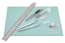 Kit de coupe créative - 22 pièces - Cutters, massicot - 10doigts.fr