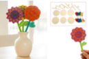 Kit fleurs en bois String Art - 6 pièces - Kits créatifs Fête des Mères : des coffrets tout-en-un pour fabriquer vos cadeaux pour maman - 10doigts.fr
