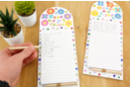 Bloc-notes aimanté en carton - Set de 4 - Blocs notes - 10doigts.fr