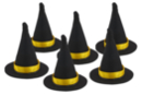 Mini chapeaux de sorcière - Lot de 6 - Accessoires d'Halloween - 10doigts.fr