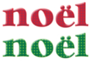 Lettres "Noël" en bois décoré rouges et vertes - Set de 8 lettres - Motifs peints - 10doigts.fr