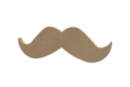 Moustache en bois à décorer - Supports plats - 10doigts.fr