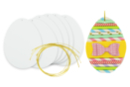 Oeufs en carton blanc à décorer - 6 pcs - Kits créatifs Pâques - 10doigts.fr