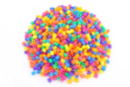 Perles à repasser XXL couleurs fluo - 1000 perles - Perles à repasser 1 cm - 10doigts.fr