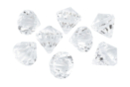 Perles pampilles diamants - 8 pcs - Breloques, pampilles - 10doigts.fr