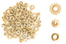 Perles intercalaires - 105 perles dorées - Perles Intercalaires - 10doigts.fr