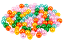 Perles nacrées brillantes - environ 90 perles - Perles Nacrées - 10doigts.fr