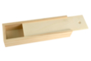 Plumier en bois avec tiroir coulissant - Boîtes en bois - 10doigts.fr