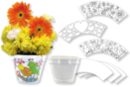 Pot de fleurs à colorier - Kits animaux et nature - 10doigts.fr