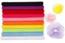 Tissus tulle, couleurs assorties - 10 rouleaux - Tulle - 10doigts.fr