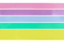Rubans couleurs pastel - Set de 5 - Rubans décoratifs - 10doigts.fr