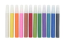 Tubes de sable fin, couleurs assorties - 12 pièces - Sable coloré - 10doigts.fr