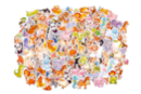 Stickers animaux mignons - 500 pcs - Gommettes Animaux - 10doigts.fr