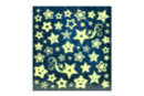 Stickers étoiles phosphorescents - 50 pièces - Gommettes Phosphorescentes - 10doigts.fr