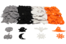 Stickers Halloween en feutrine - 200 pcs - Gommettes Halloween - 10doigts.fr
