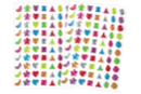 Strass adhésifs couleurs acidulées - 140 strass - Stickers Strass - 10doigts.fr