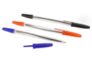 Stylos bille noir, bleu, rouge - 3 pièces - Ecriture - 10doigts.fr