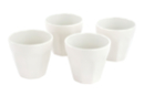 Tasses à café en céramique - 4 pièces - Supports en céramique à décorer - 10doigts.fr