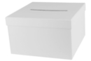 Urne carrée en carton blanc - Boîtes en carton - 10doigts.fr