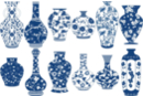 Vases anciens en carte forte - 12 formes - Formes en carte forte - 10doigts.fr
