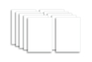 Cartes extra-fortes blanches 48 x 68 cm - 10 feuilles - Papiers blancs - 10doigts.fr