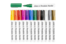 Feutres pour verre et porcelaine - 12 couleurs - Peinture verre et faïence - 10doigts.fr