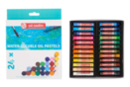 24 pastels à l'huile, soluble à l'eau - Pastels et Fusains 59206 - 10doigts.fr