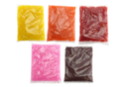 5 pochettes de perles de rocaille (jaune, orange, rouge, rose et marron) - Perles Rocaille 60353 - 10doigts.fr
