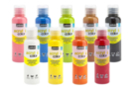 Acrylcolor brillante 150 ml - Set de 9 couleurs  - Peinture acrylique satinée, brillante - 10doigts.fr