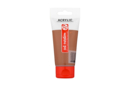 Acrylique Talens 75 ml - marron clair 409 - Peinture acrylique satinée, brillante 59254 - 10doigts.fr