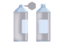 Aérosol peinture acrylique Argent - 400 ml - Peinture aérosol 13212 - 10doigts.fr