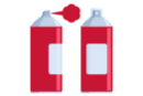 Aérosol peinture acrylique Rouge - 400 ml - Peinture aérosol 13201 - 10doigts.fr