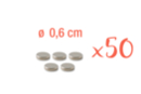 Aimant néodyme Ø 6 mm - Lot de 50 - Aimants - Magnets 12458 - 10doigts.fr