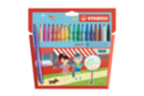 Feutres Stabilo Power - 18 feutres - Feutres pointes moyennes : l'outil polyvalent pour le dessin et l'école 59224 - 10doigts.fr
