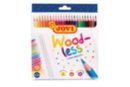 Crayons de couleur sans bois - Boite de 24 crayons - Crayons de couleur - 10doigts.fr