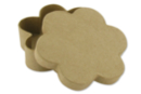 Boîte fleur Ø 12 cm - H : 4 cm - L'unité - Boîtes en carton - 10doigts.fr