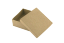 Boîte carrée 9 x 9 cm - H : 3,5 cm - L'unité - Boîtes en carton - 10doigts.fr