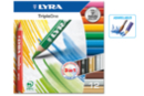 Crayons de couleurs LYRA Triple One - Boite de 12 - Crayons de couleur 04859 - 10doigts.fr