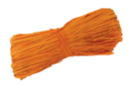 Botte de 50 gr de raphia orange - Paille et Raphia 03552 - 10doigts.fr