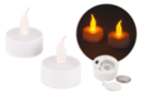 Bougies électriques LED - Lot de 2  - Articles lumineux, guirlandes et bougies LED - 10doigts.fr