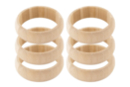 Bracelets en bois (ø 7cm) - 6 pièces - Bracelets 07408 - 10doigts.fr