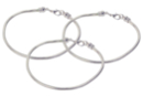 Bracelets en métal - 3 pièces - Bracelets 38289 - 10doigts.fr