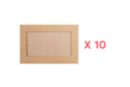 Cadres rectangulaires en carton - Set de 10 - Cadres en carton - 10doigts.fr