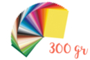 Cartes fortes 25 x 35 cm - 300 gr - 50  feuilles (1 par couleur) - Kirigami - 10doigts.fr