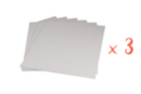 Cartons entoilés 30 x 40 cm - Lot de 3 - Châssis et Cartons toilés - 10doigts.fr